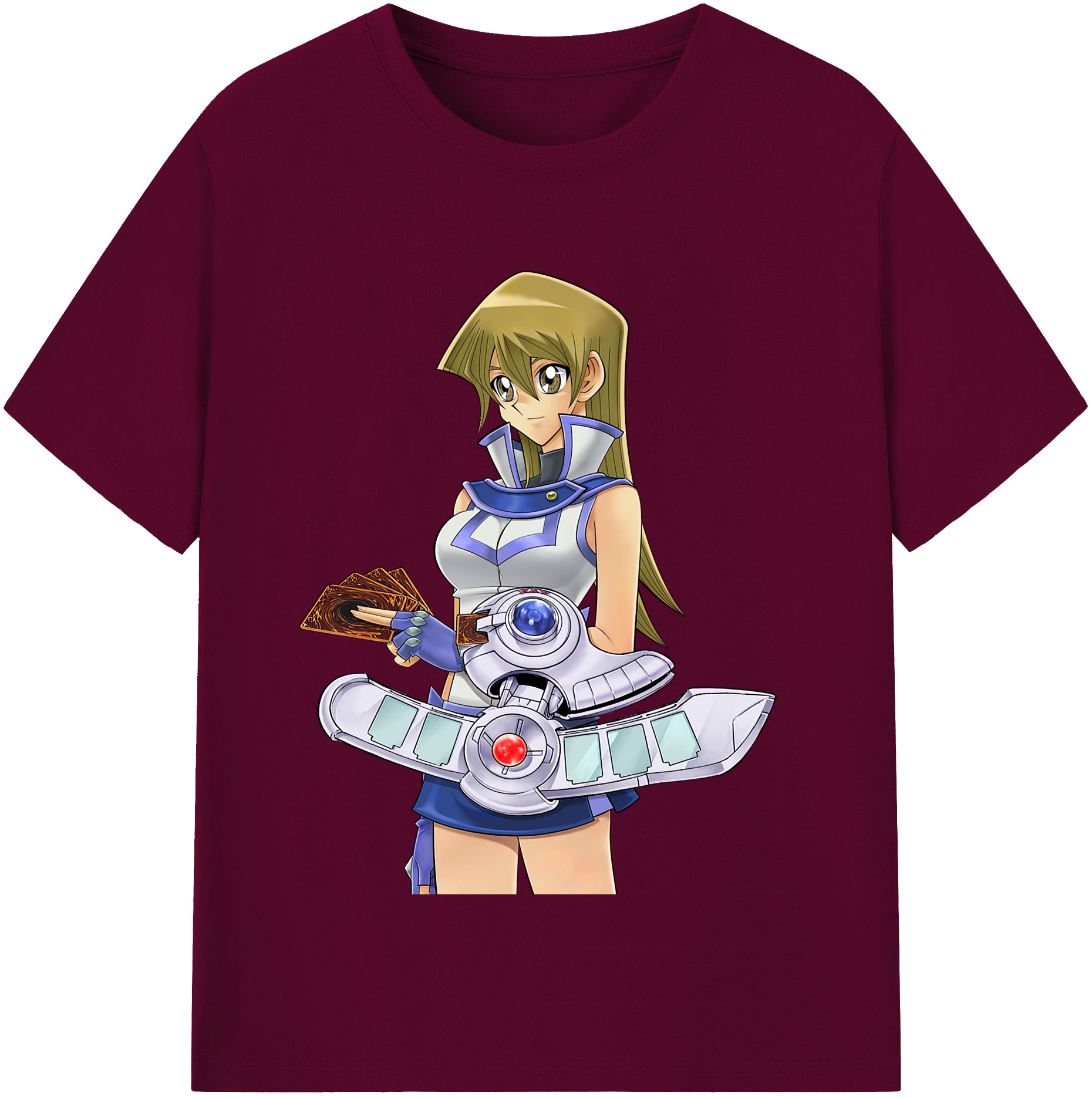 （画像用） 遊☆戯☆王 Yu-Gi-Oh! レディースカジュアルプリントTシャツ（綿100％）